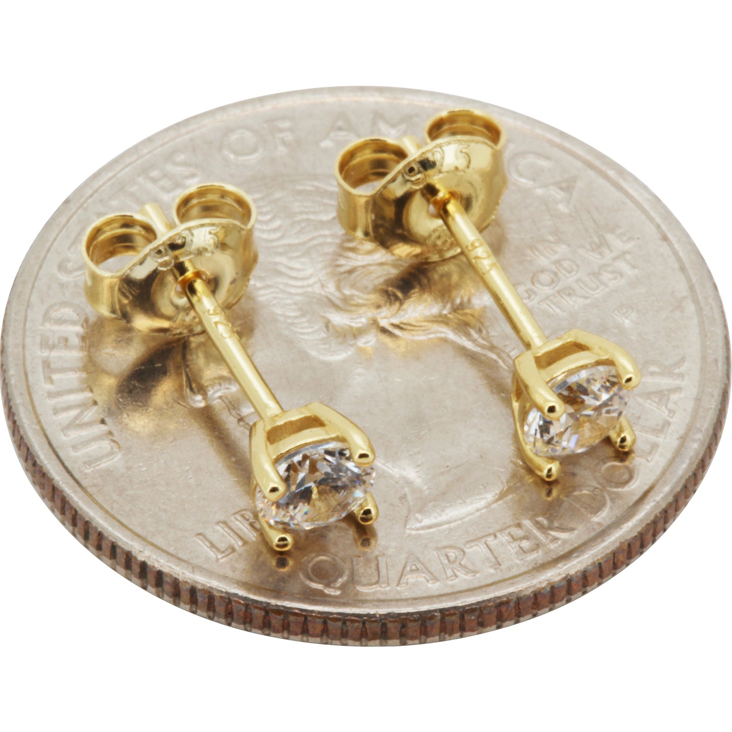 4mm Solitaire Studs