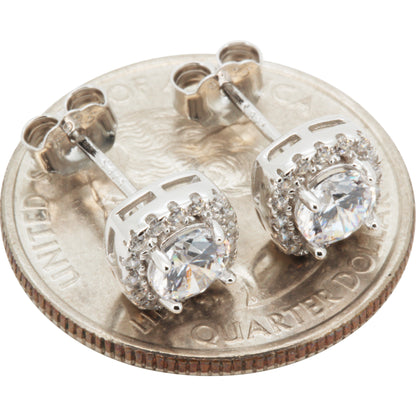 7.5mm Birthstone Square Studs
