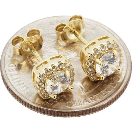 7.5mm Birthstone Square Studs