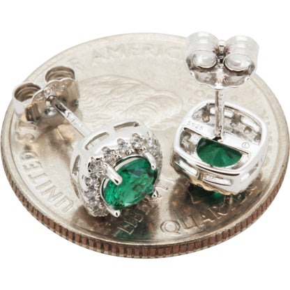 7.5mm Birthstone Square Studs