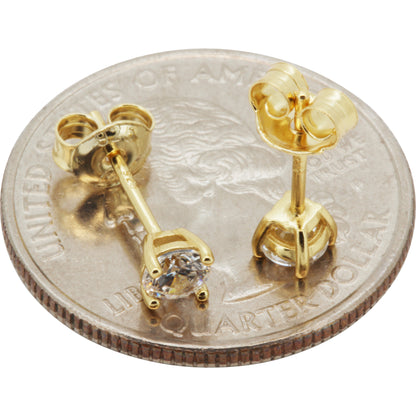 4mm Solitaire Studs
