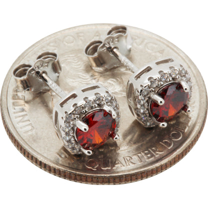 7.5mm Birthstone Square Studs