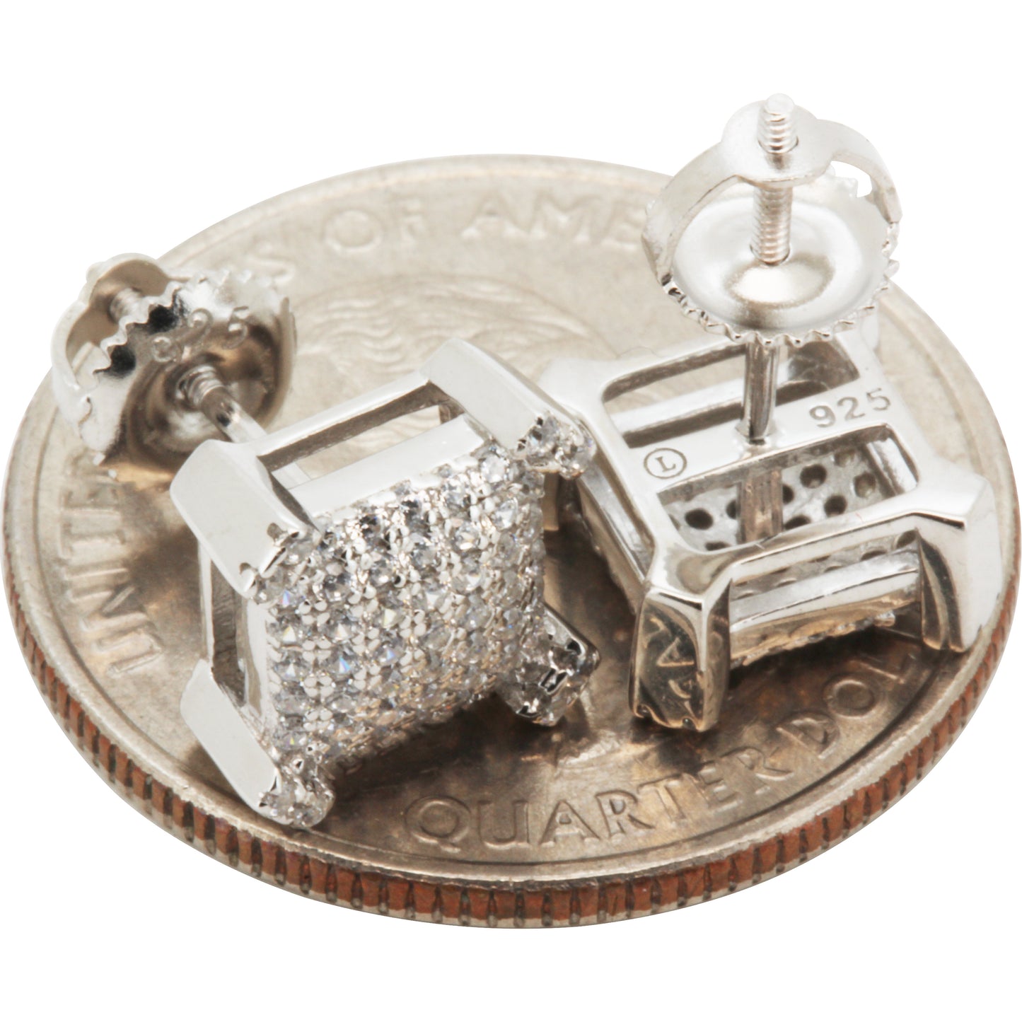 9mm Square Studs