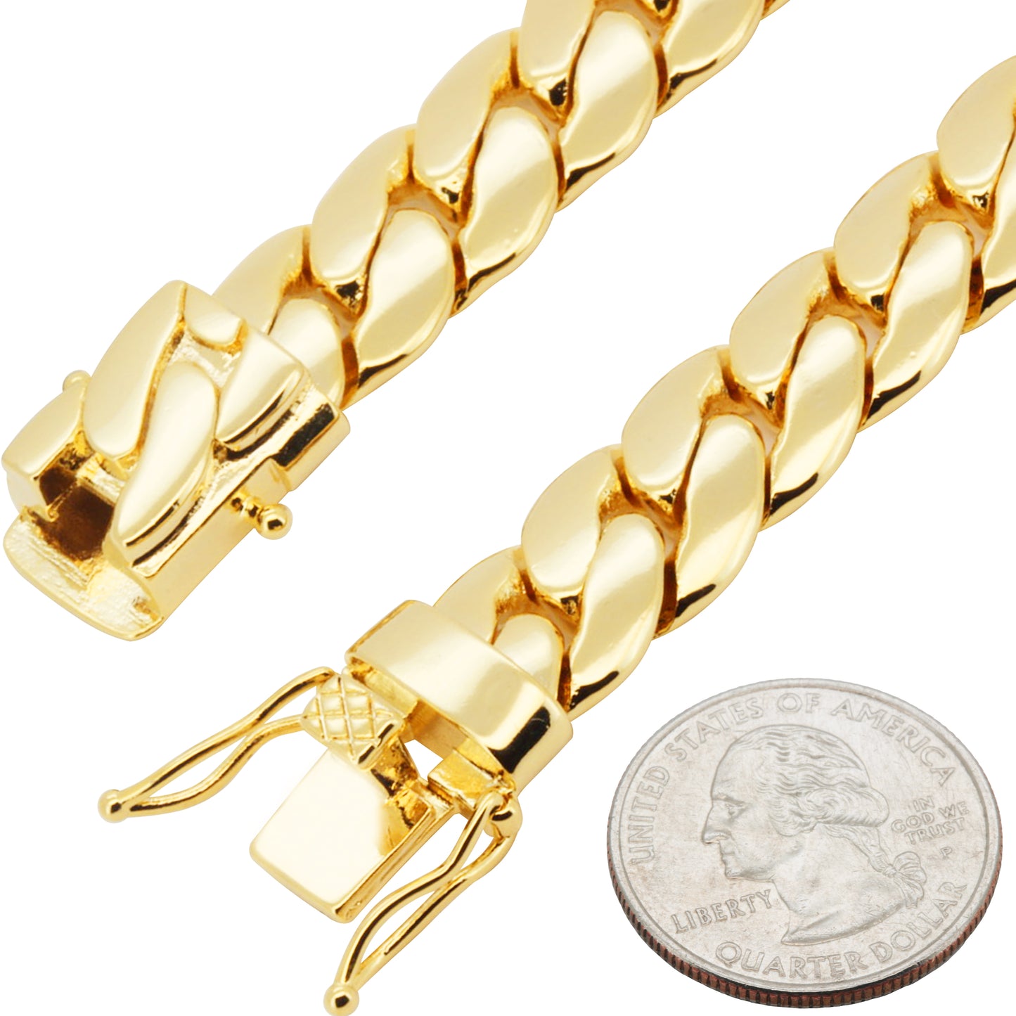 Miami Cuban Link Chain (14K Gold Filled)