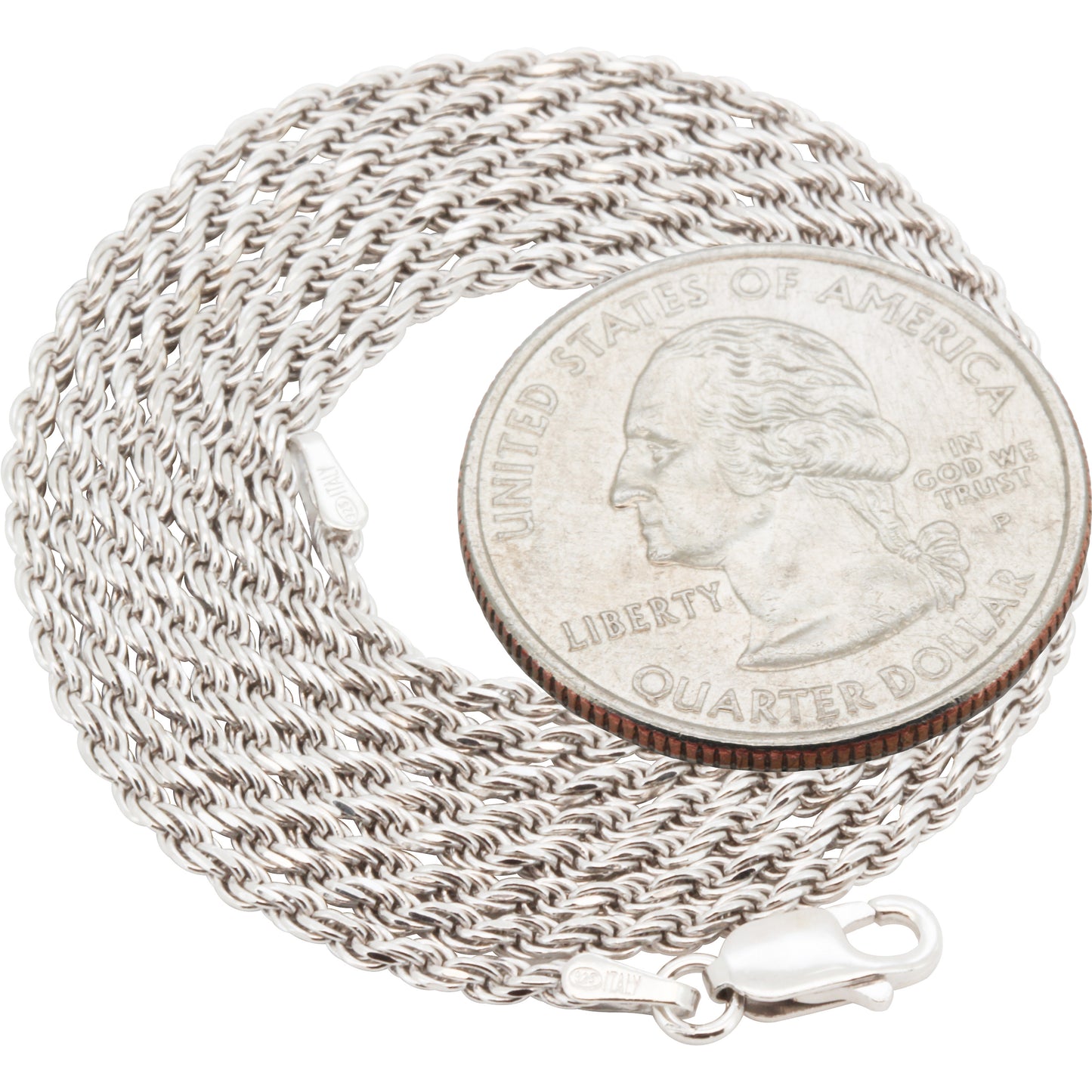 2mm Rope Chain 16"