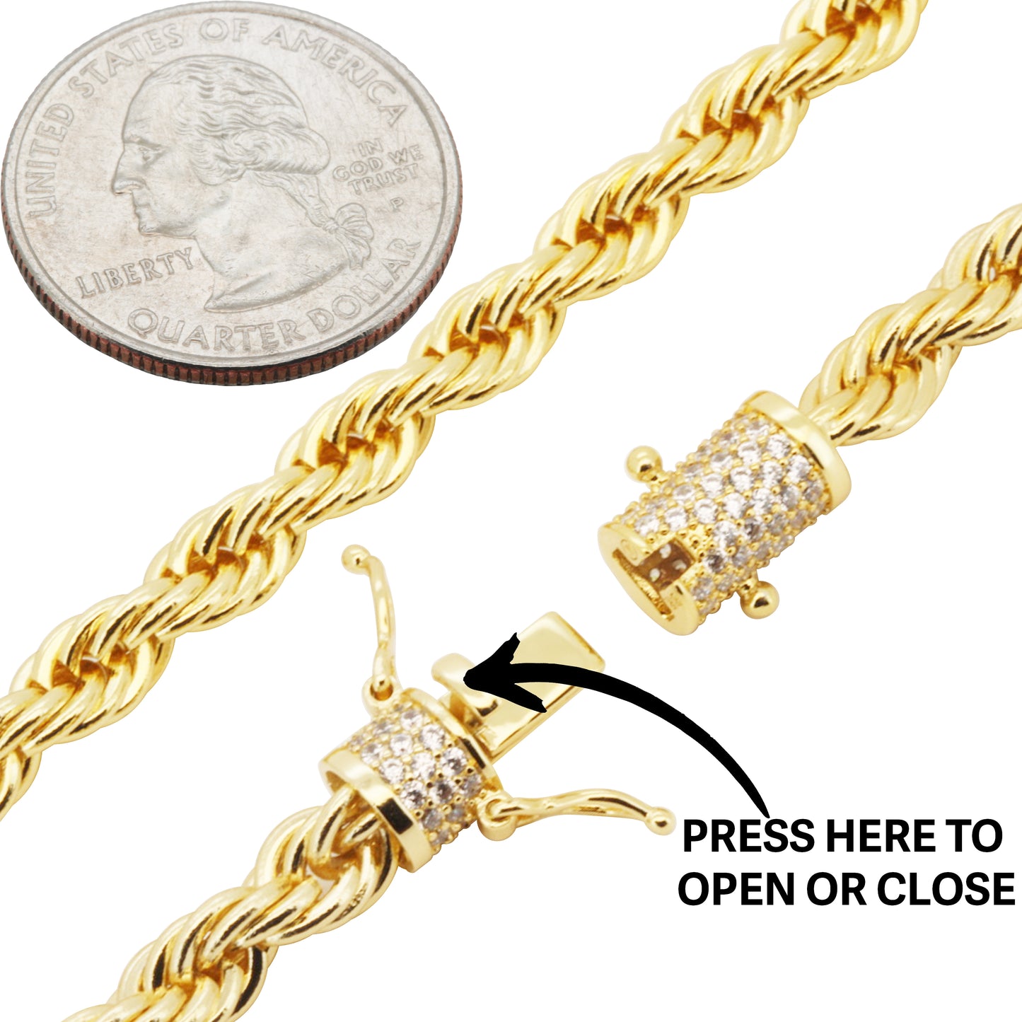 Rope Chain (Brass)