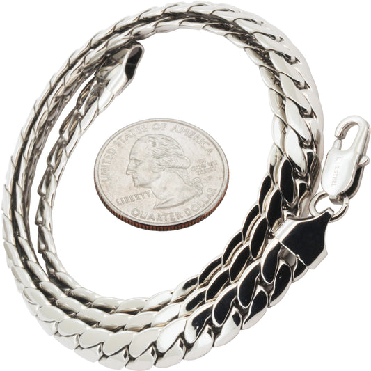 8mm Miami Cuban Link Chain 20"