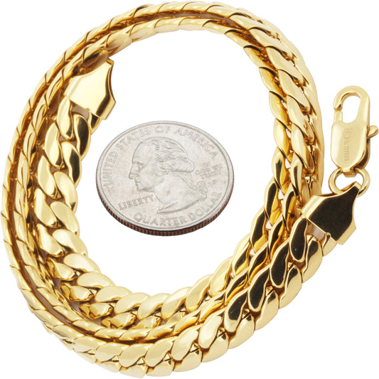 8mm Miami Cuban Link Chain 20"