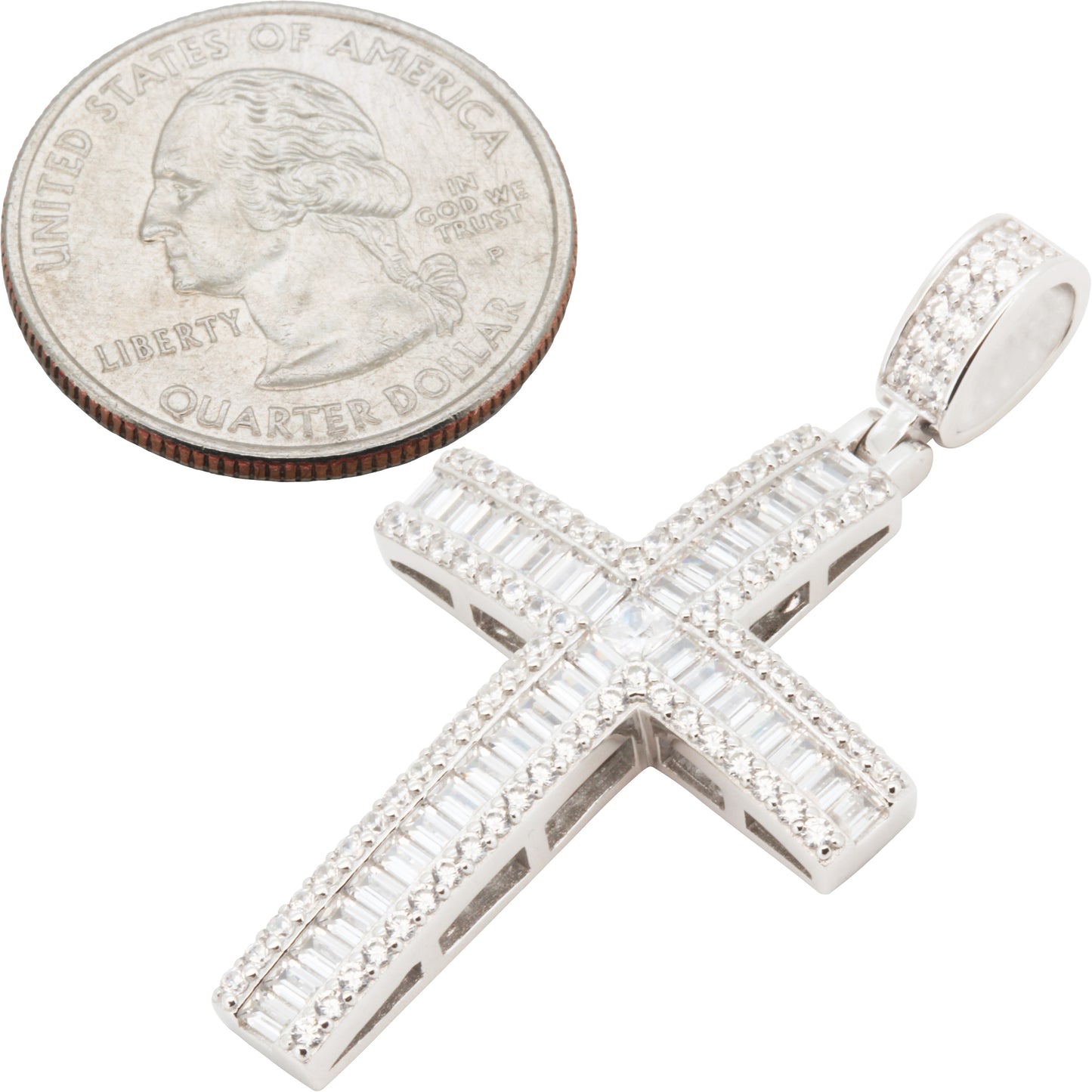 Cross Pendant (925 Sterling Silver)