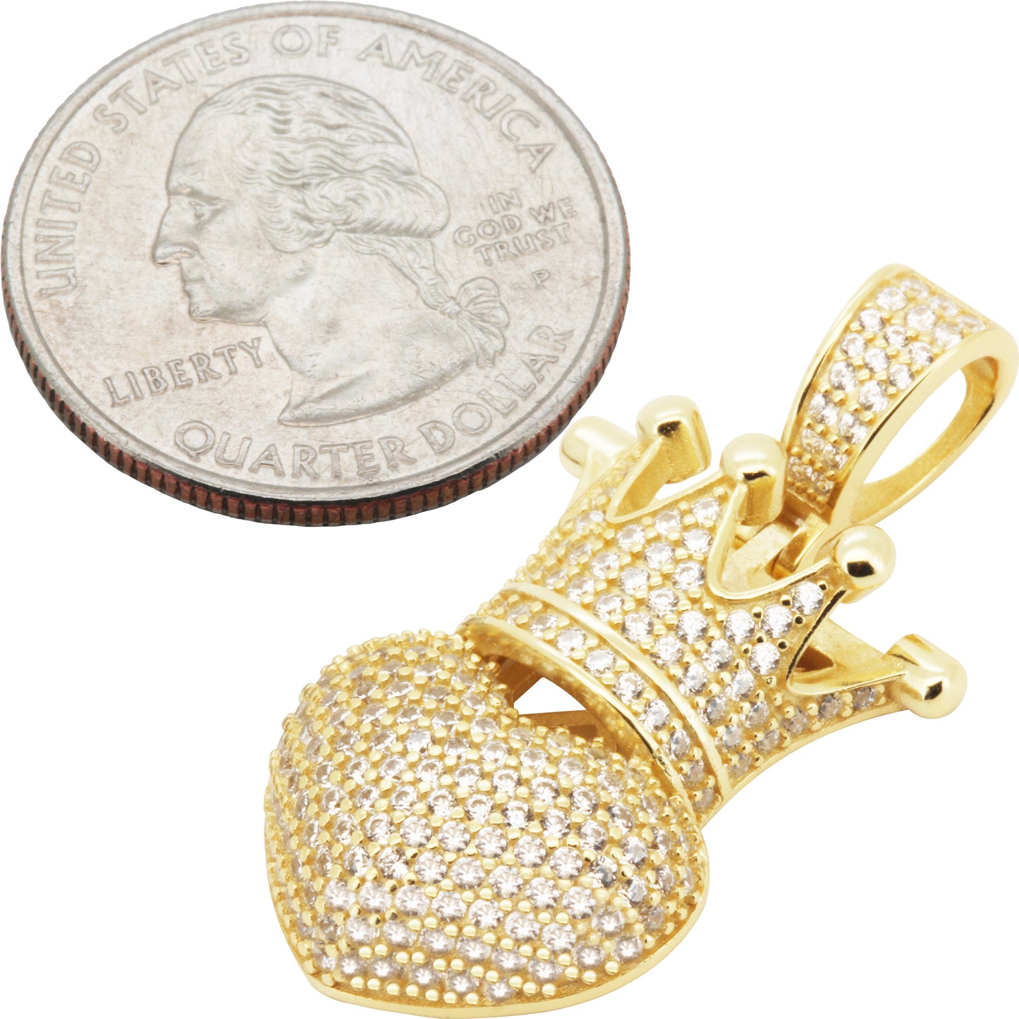 Heart Crown Pendant
