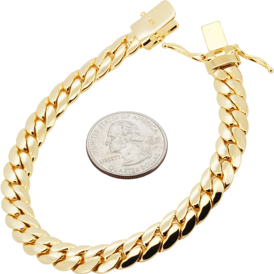 Miami Cuban Link Bracelet (14K Gold Filled)