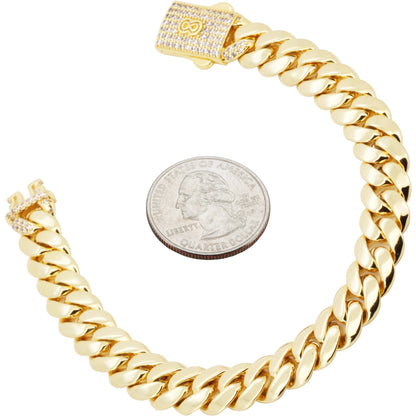 Miami Cuban Link Bracelet (14K Gold Filled)