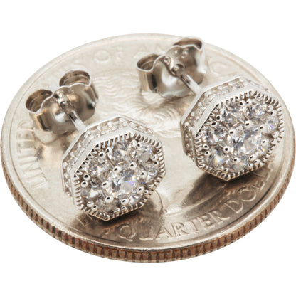 7.5mm Octagon Studs