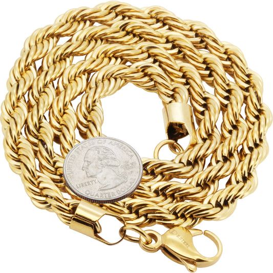 8mm Rope Chain 20"