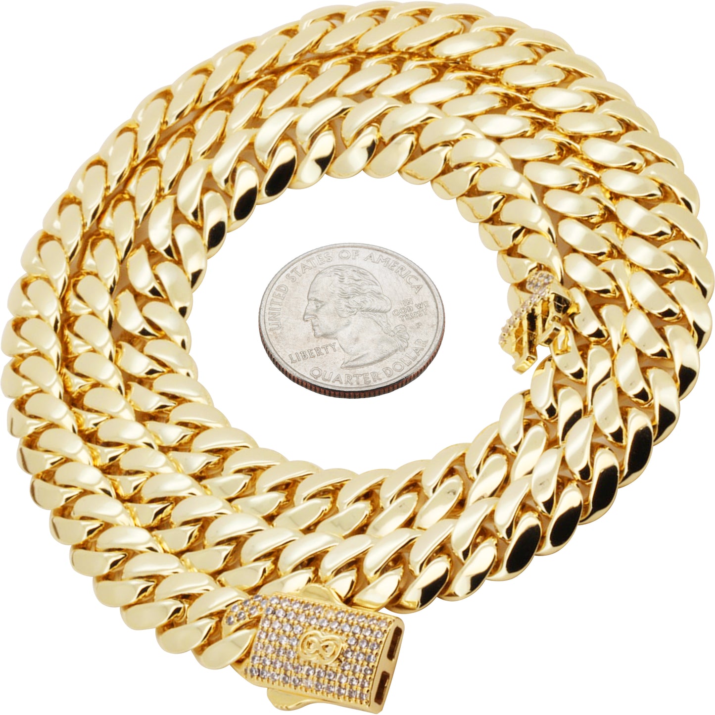 Miami Cuban Link Chain (14K Gold Filled)