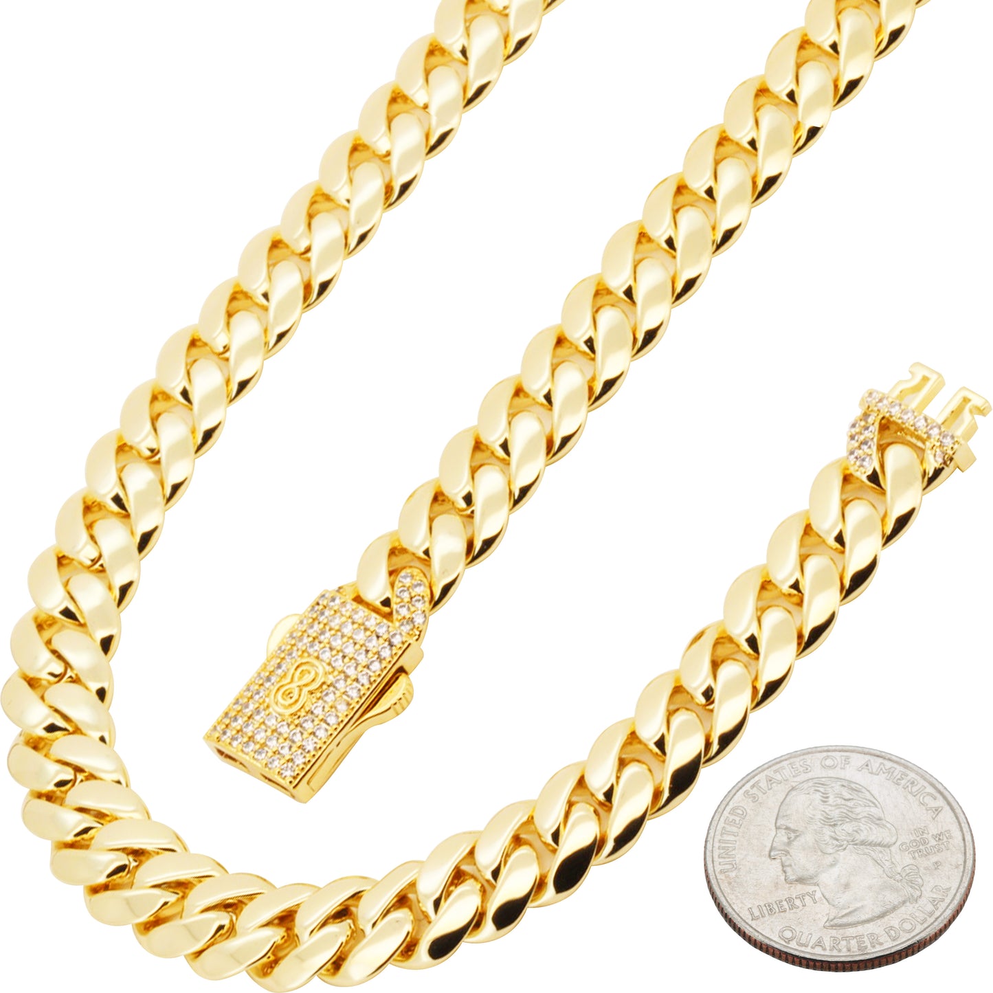 Miami Cuban Link Bracelet (14K Gold Filled)