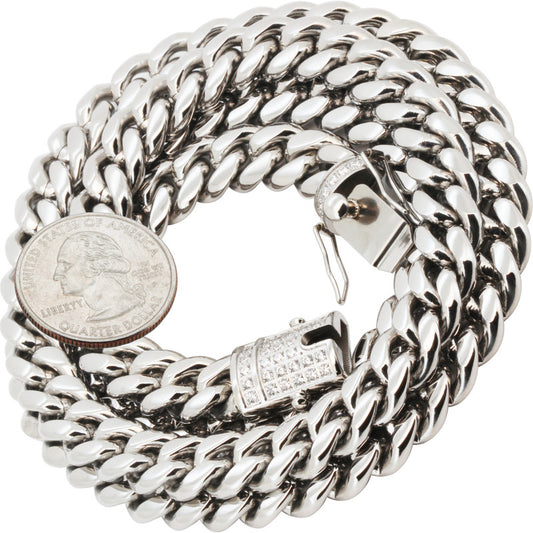 10mm Miami Cuban Link Chain 40"