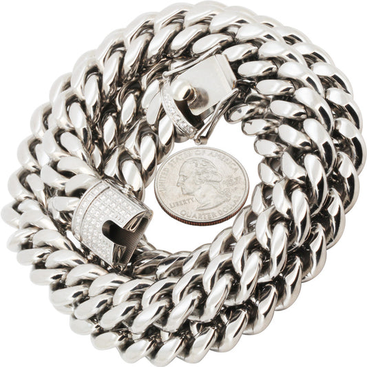 14mm Miami Cuban Link Chain 16"