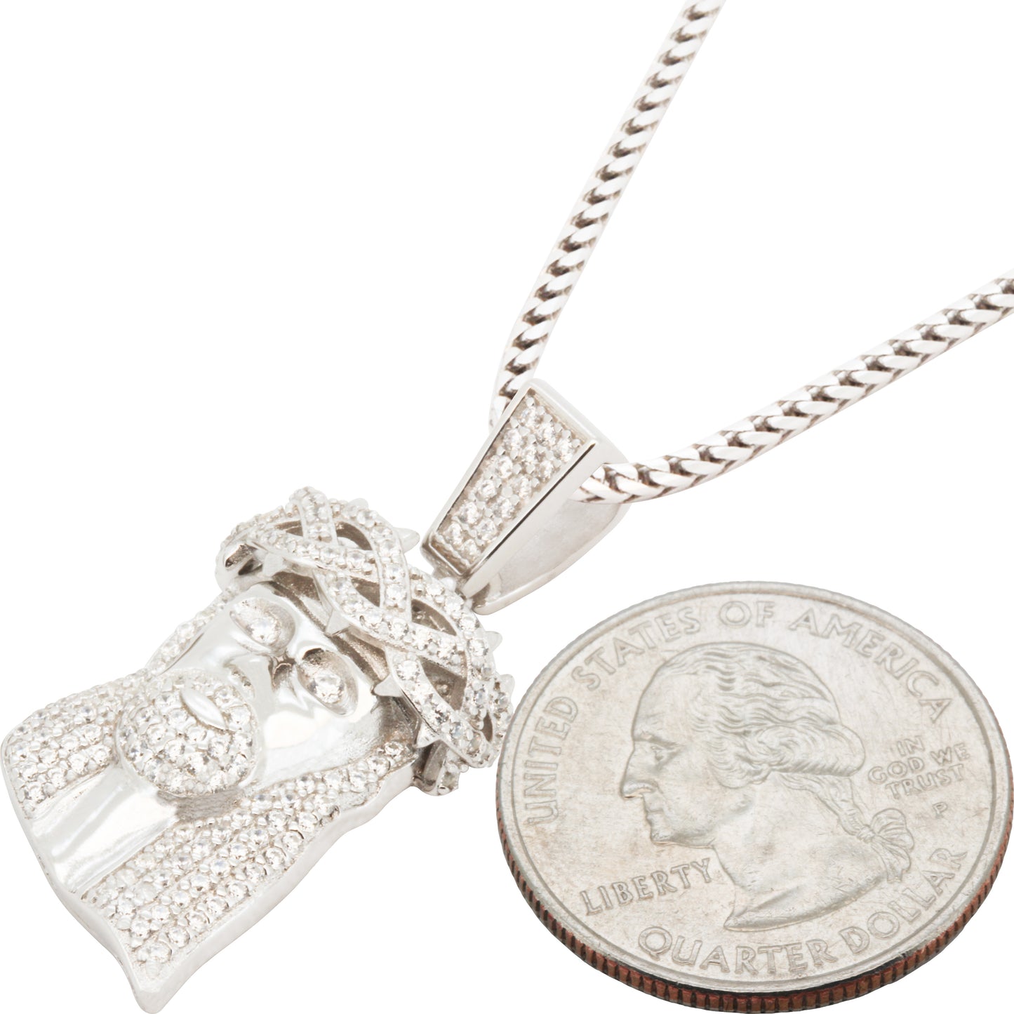 Jesus Pendant (925 Sterling Silver)