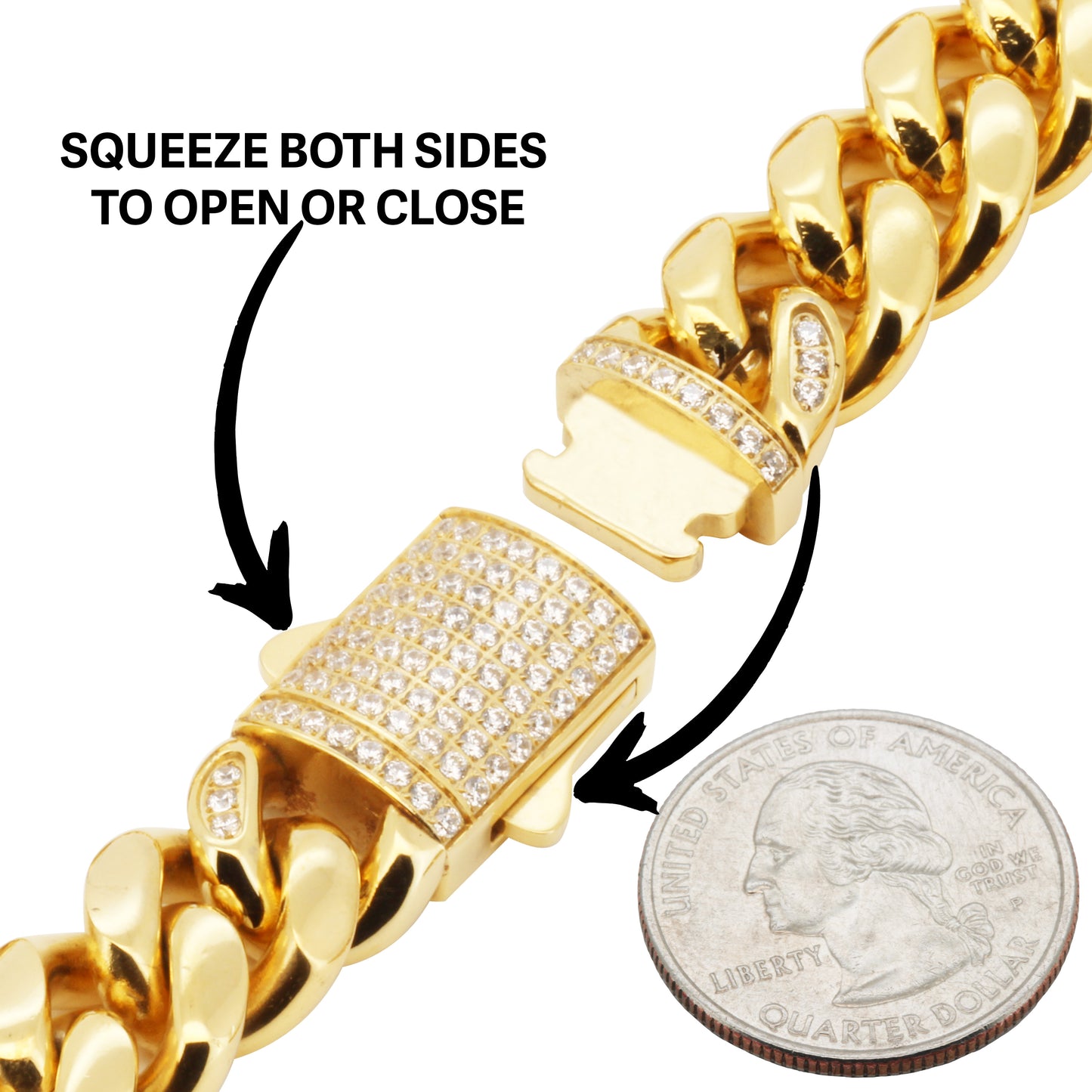 Miami Cuban Link Bracelet (316L Stainless Steel)