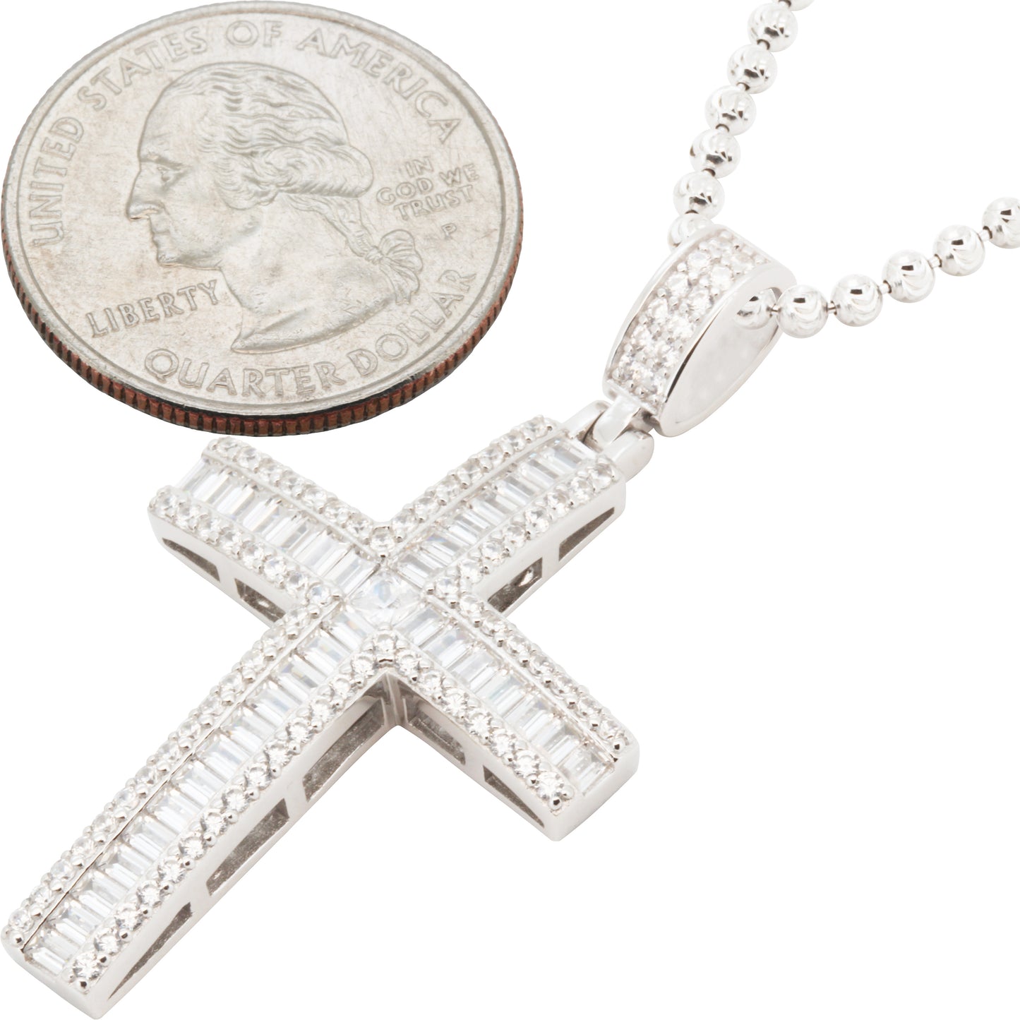 Cross Pendant (925 Sterling Silver)