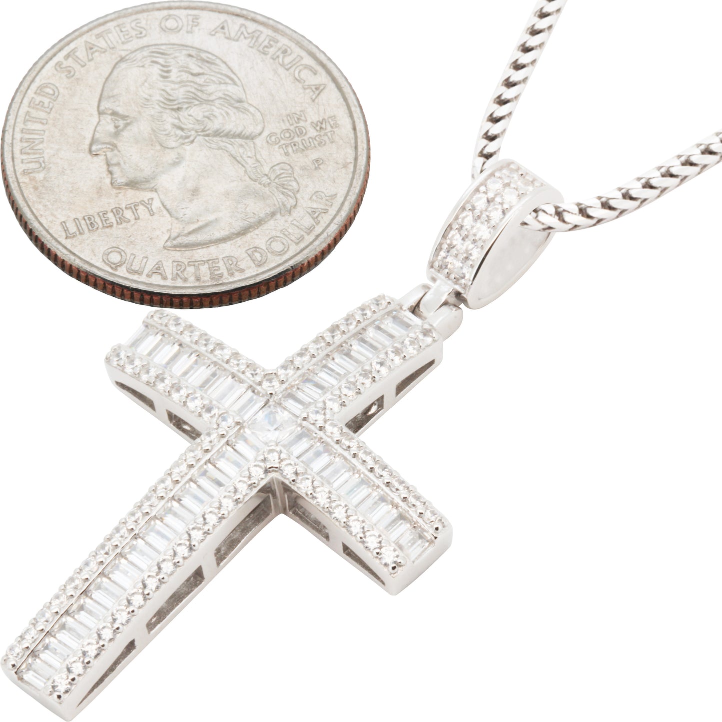 Cross Pendant (925 Sterling Silver)