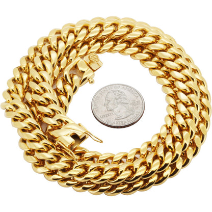 10mm Miami Cuban Link Chain 26"