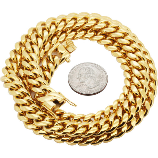 10mm Miami Cuban Link Chain 40"