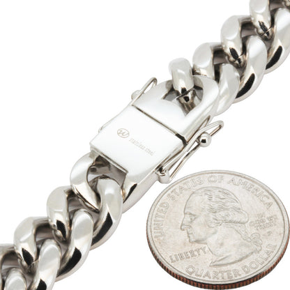 12mm Miami Cuban Link Chain 16"