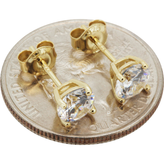 6mm Solitaire Studs