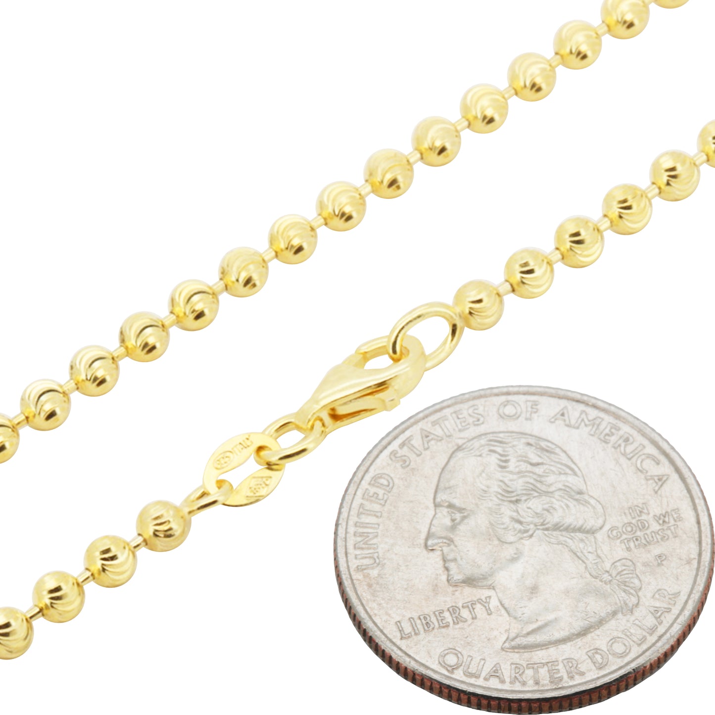 3mm Mooncut Chain 22"