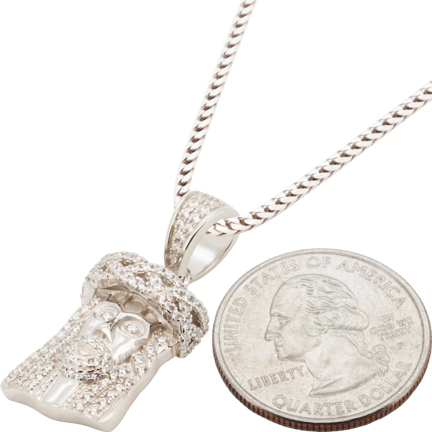 Jesus Pendant (925 Sterling Silver)