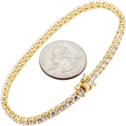 Tennis Bracelet (Brass)