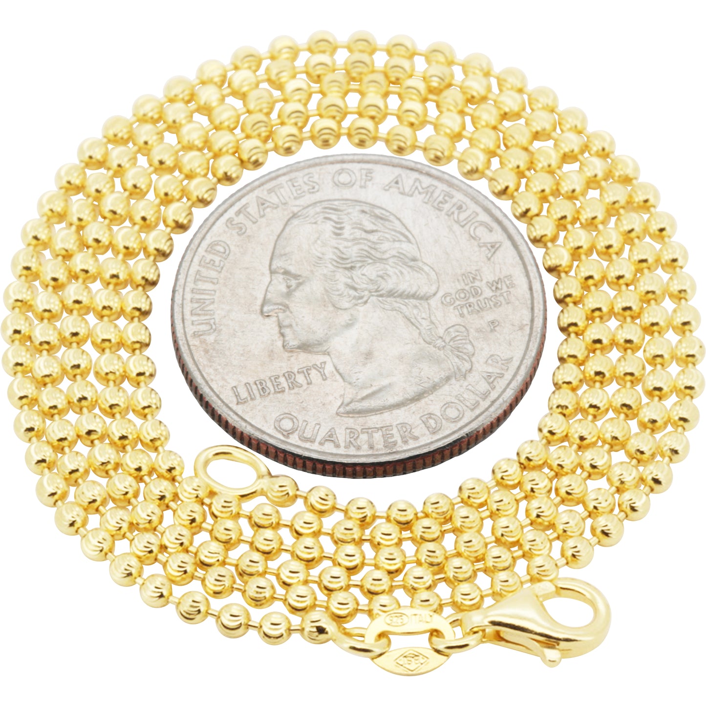 2mm Mooncut Chain 28"