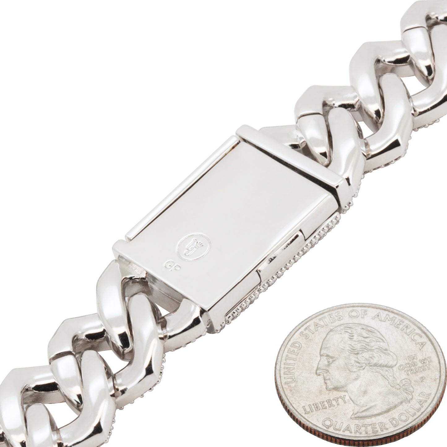 18mm Cuban Link Bracelet 8.5"