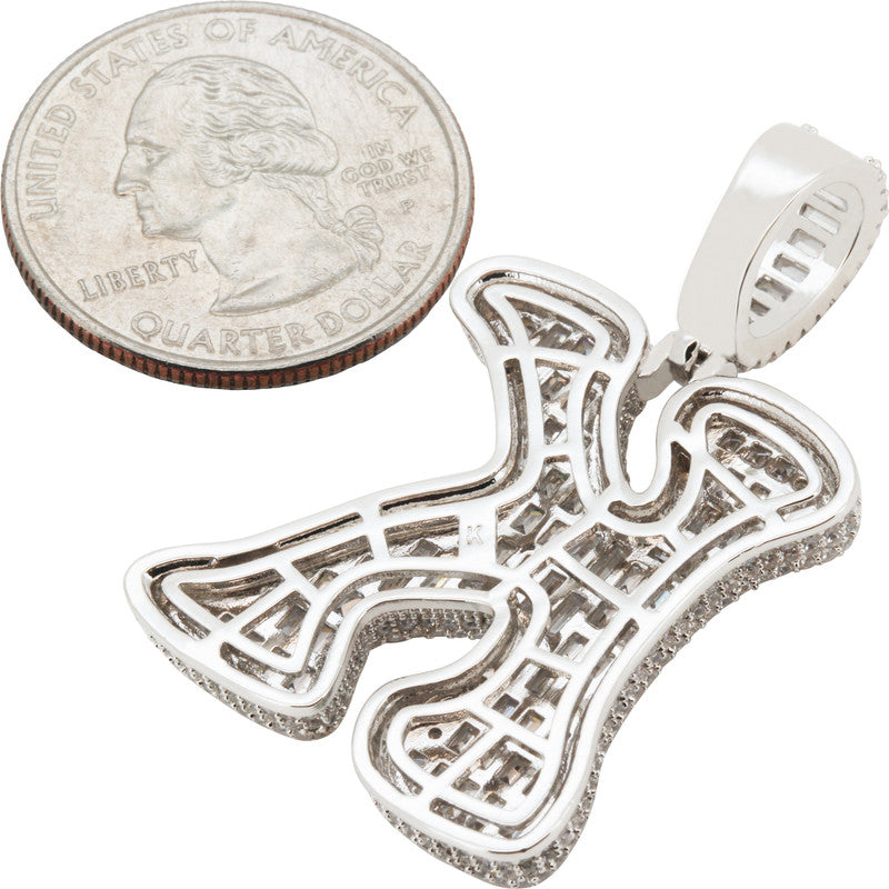 Bubble Letter K Pendant