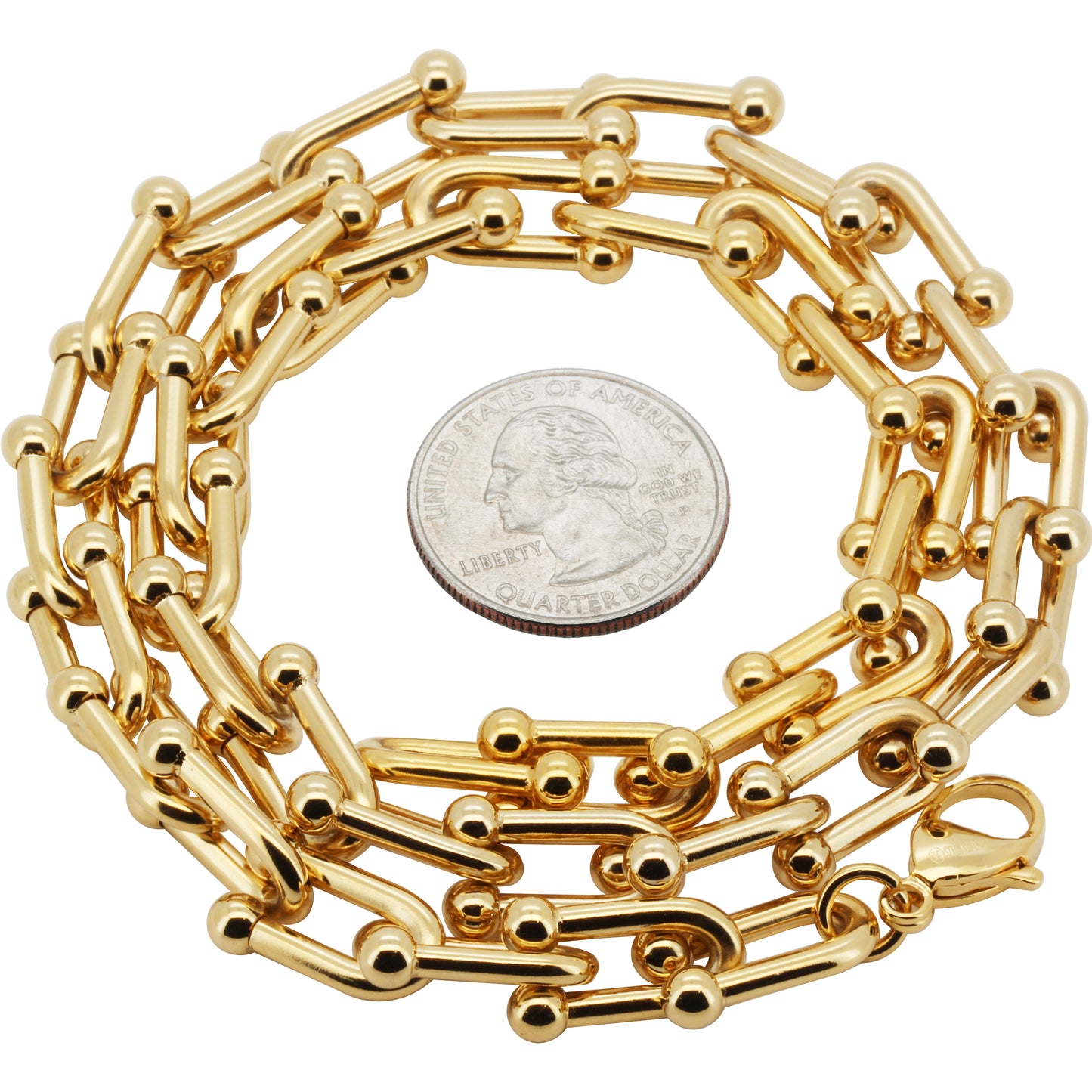 10mm Graduated Link Chain 20"