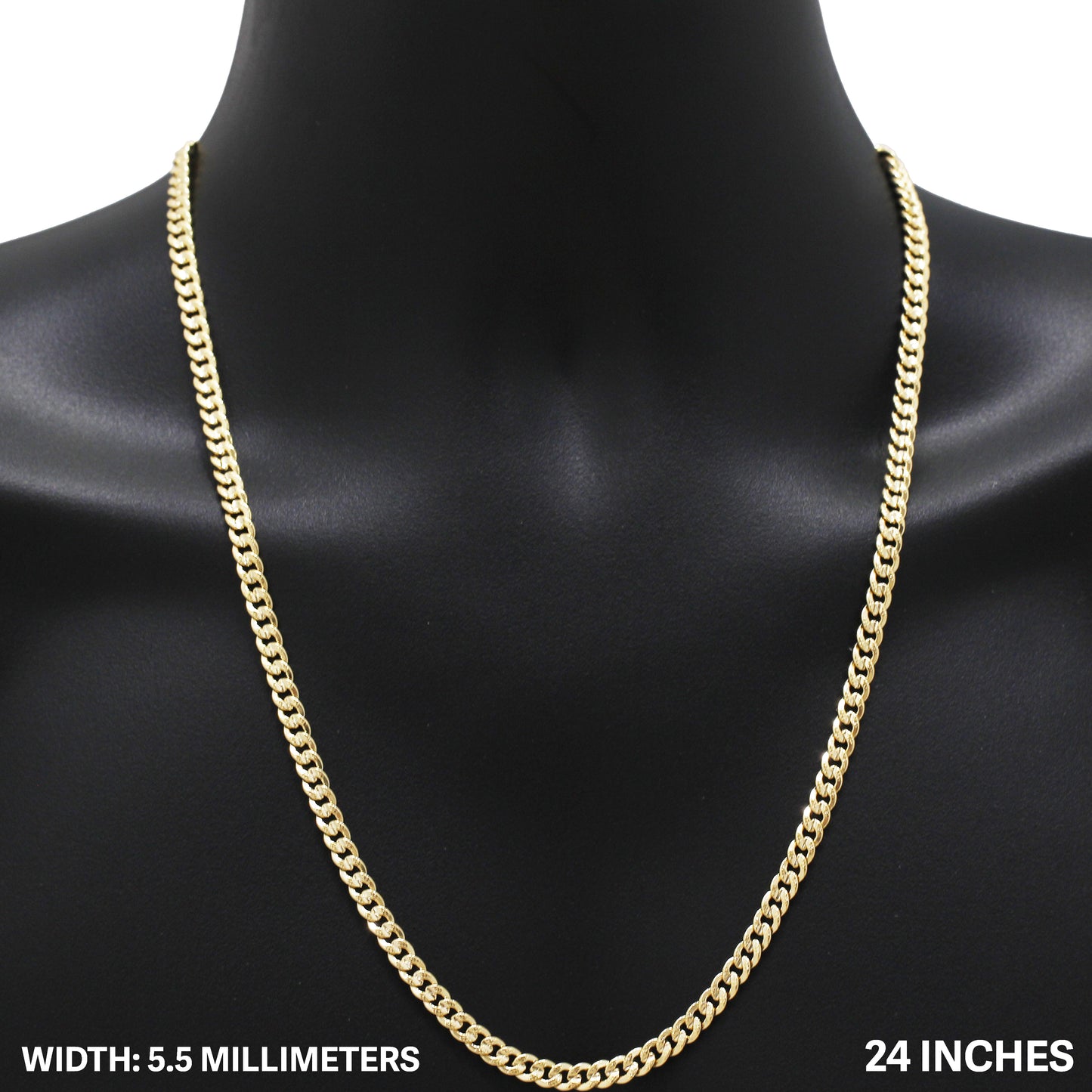 Curb Cuban Link Chain (Brass)