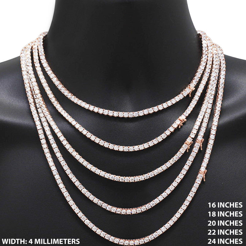 4mm Tennis Chain 24"