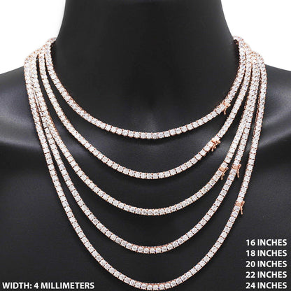 4mm Tennis Chain 24"