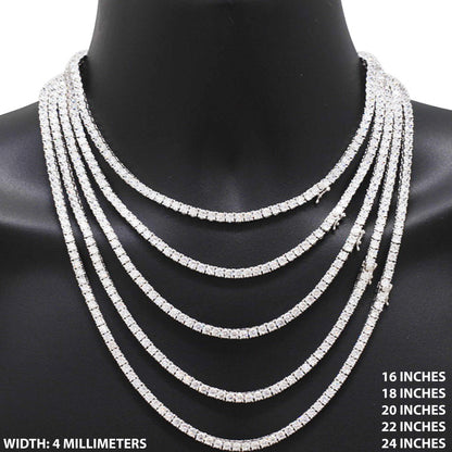 4mm Tennis Chain 24"