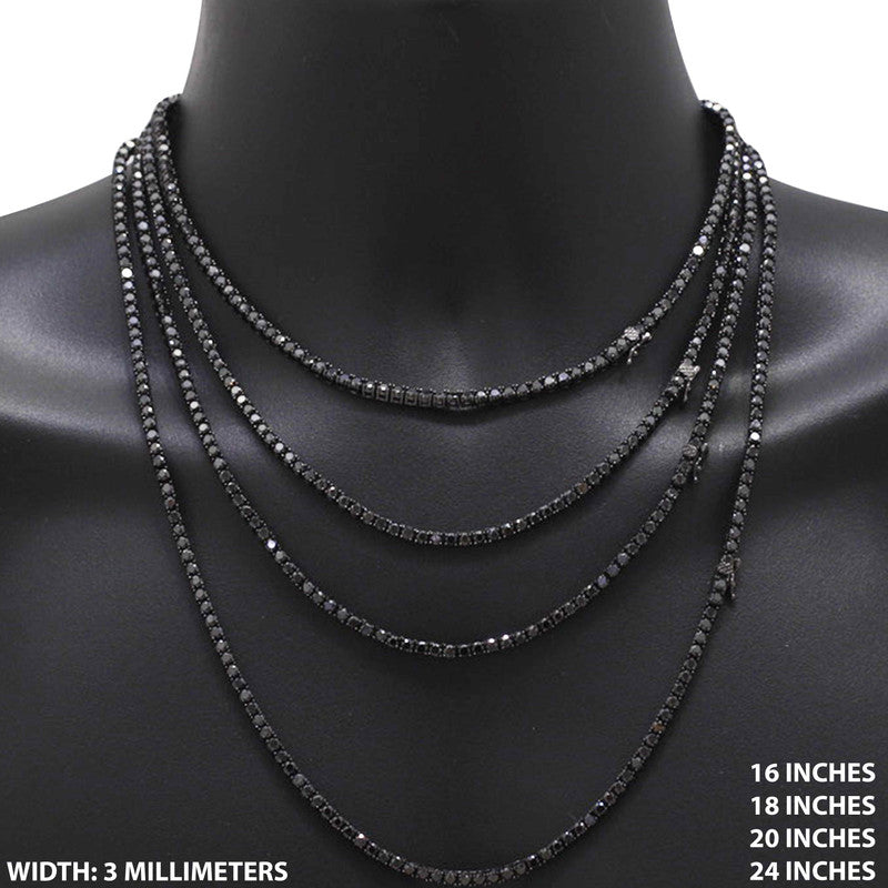 3mm Tennis Chain 22"