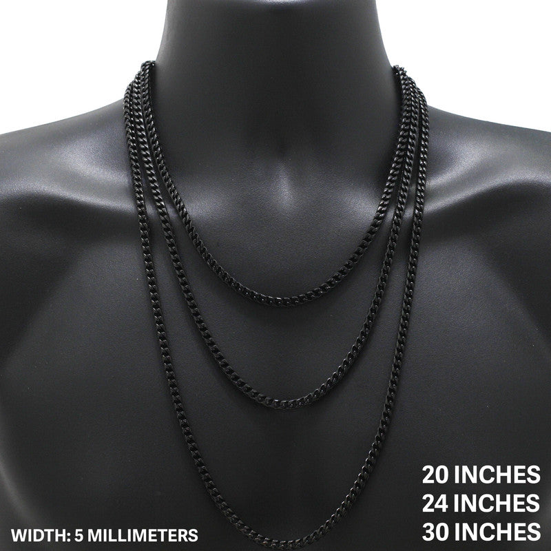 5mm Smooth Franco Chain 30"