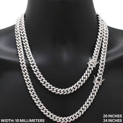 10mm Cuban Link Chain 20"