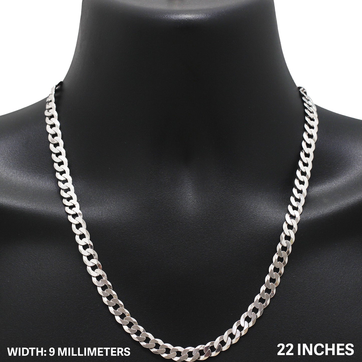 Curb Cuban Link Chain (925 Sterling Silver)