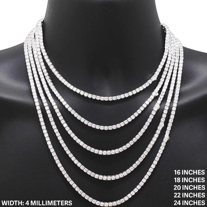 4mm Tennis Chain 18"