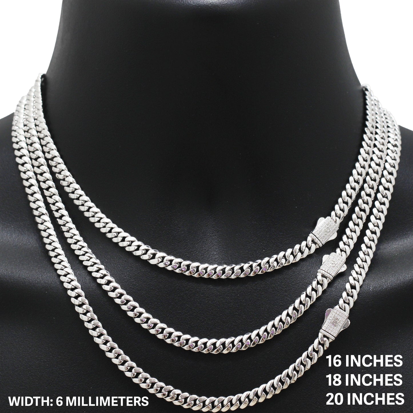 Miami Cuban Link Chain (925 Sterling Silver)