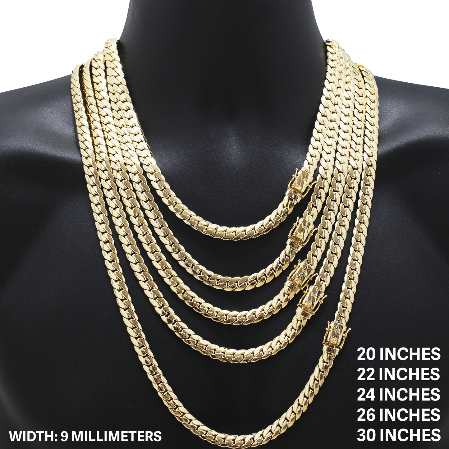 Miami Cuban Link Chain (14K Gold Filled)