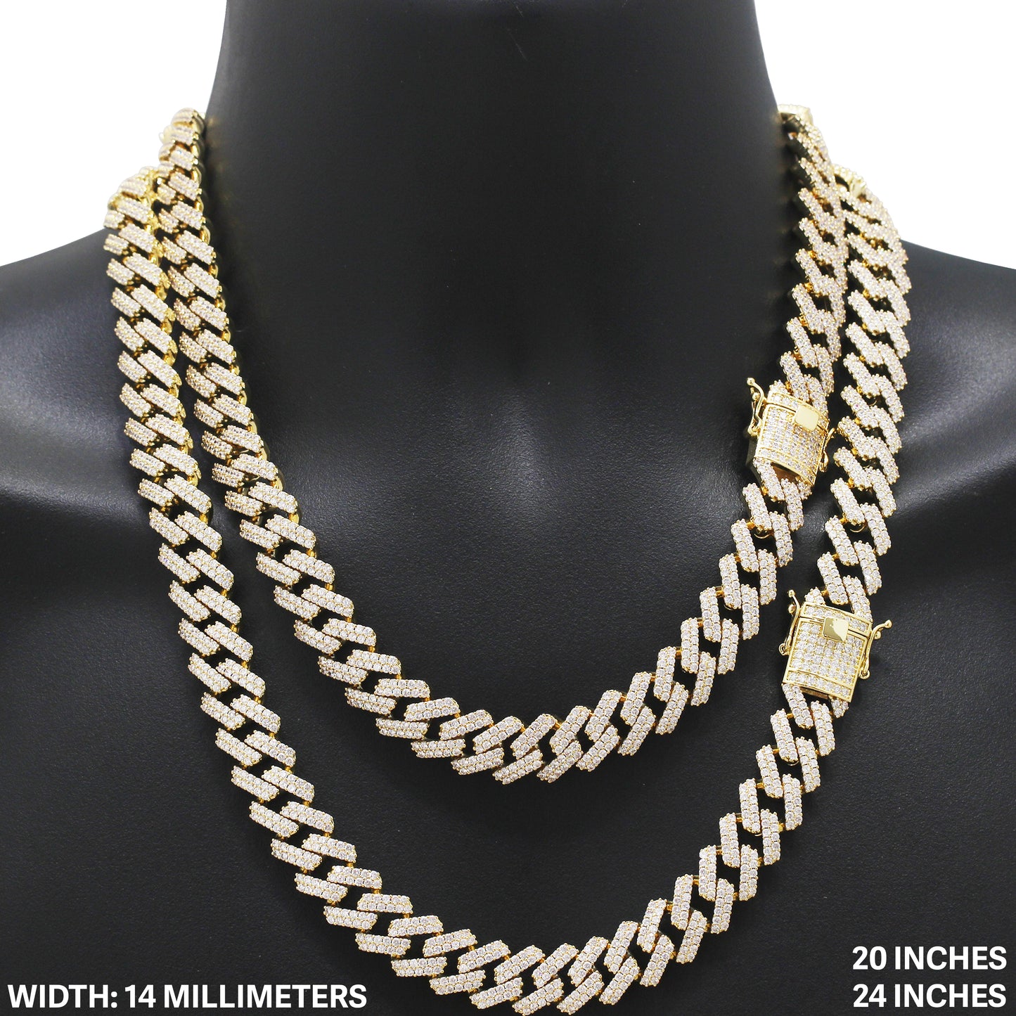 14mm Cuban Link Chain 24"