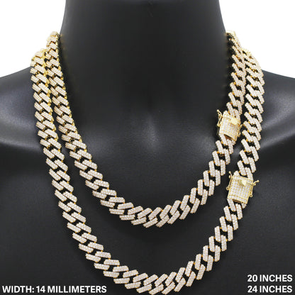14mm Cuban Link Chain 24"